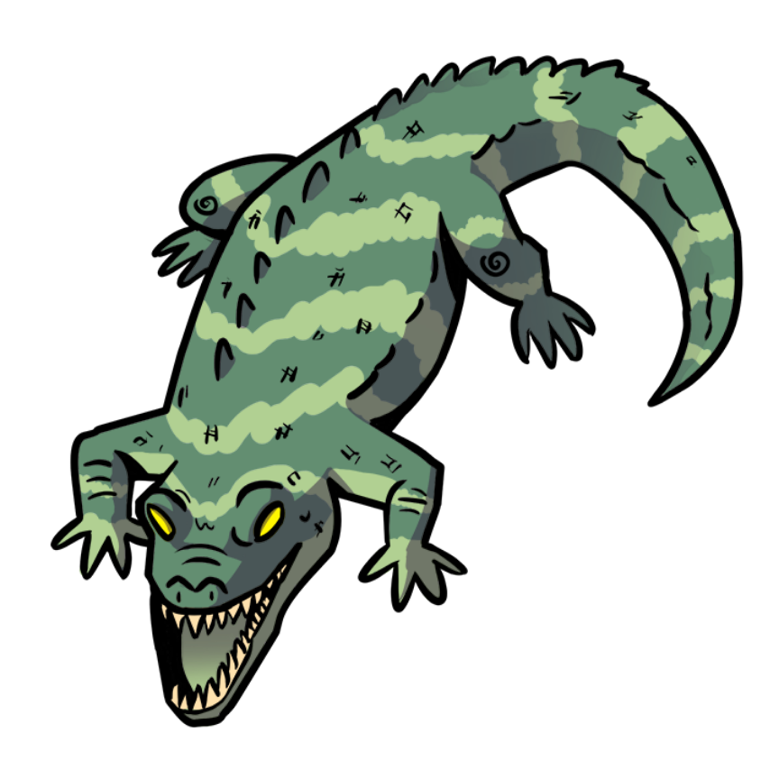 Giant Crocodile by David Wilson