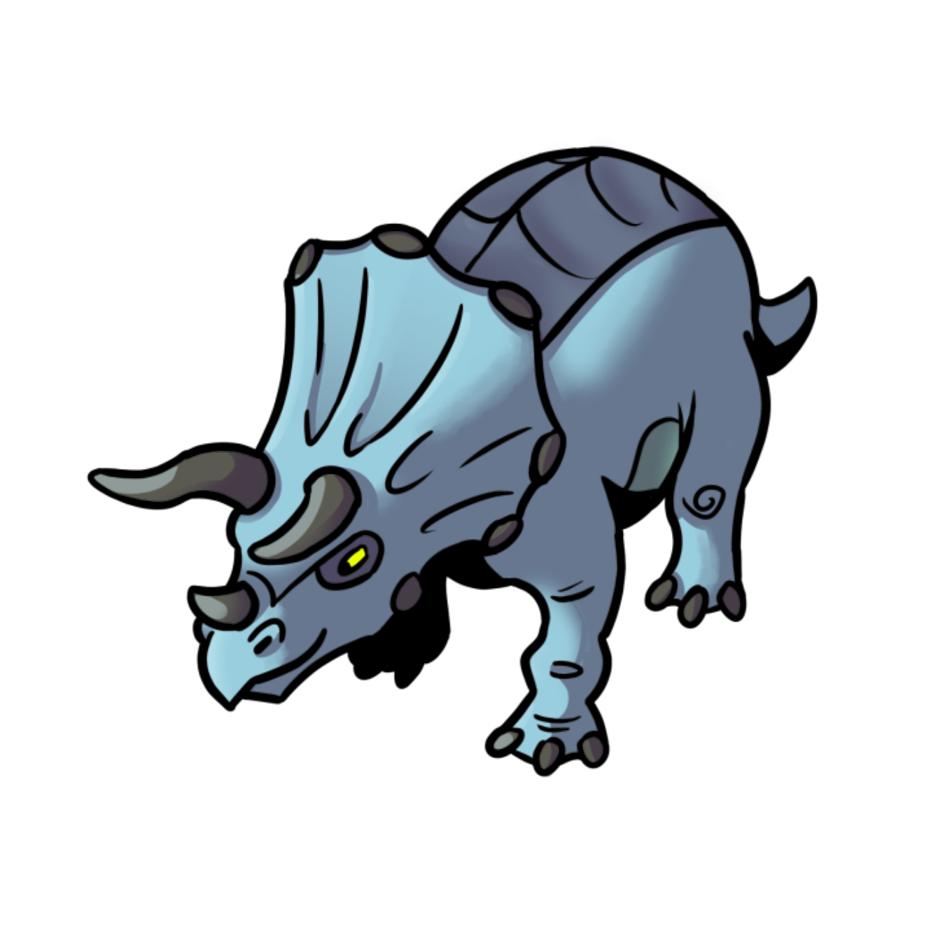Triceratops 2 by David Wilson
