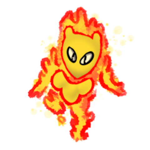 Flame Woman by David Wilson