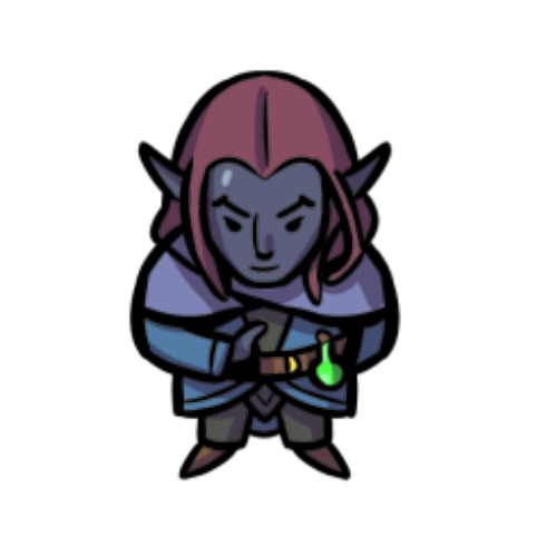 Drow Sorcerer Hero by David Wilson