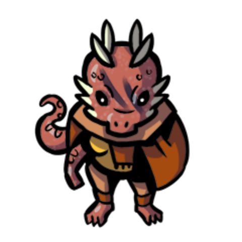 Lizardfolk Cleric Female by David Wilson