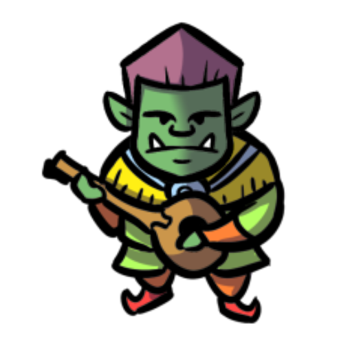 Orc Minstrel by David Wilson