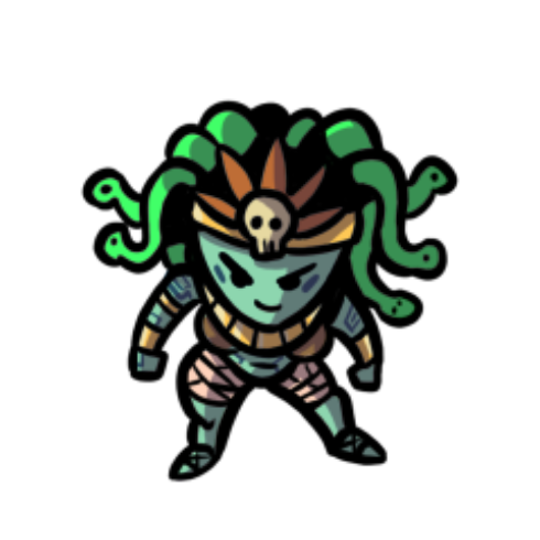 Aztec Medusa by David Wilson