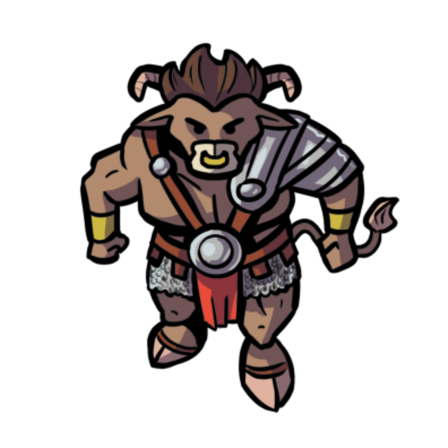 Minotaur Gladiator by David Wilson